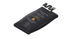 Gambar spare part bateri iPhone yang dah kembung